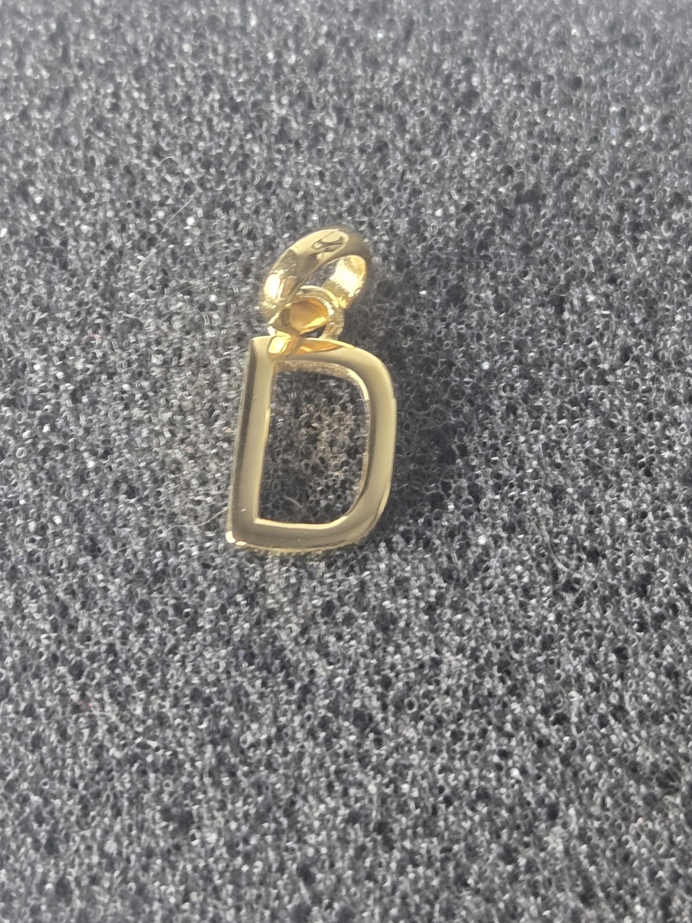 Thomas Sabo Gold Platted Letter D Pendant Charm